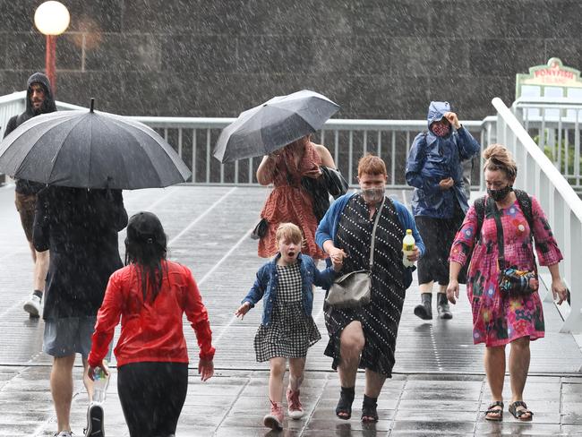 Much of eastern Australia has already been lashed over the past two months by heavy rain and thunderstorms. Picture: David Caird