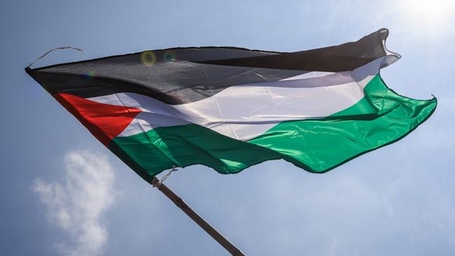 Canterbury-Bankstown Council will fly the Palestinian flag. Picture: Annice Lyn/Getty Images