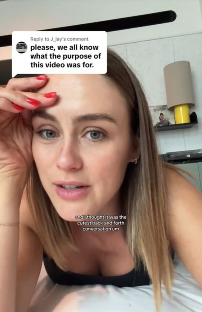 The 30-year-old had wanted to share the adorable conversation she was having with her three-year-old. Picture: TikTok/StephClaireSmith