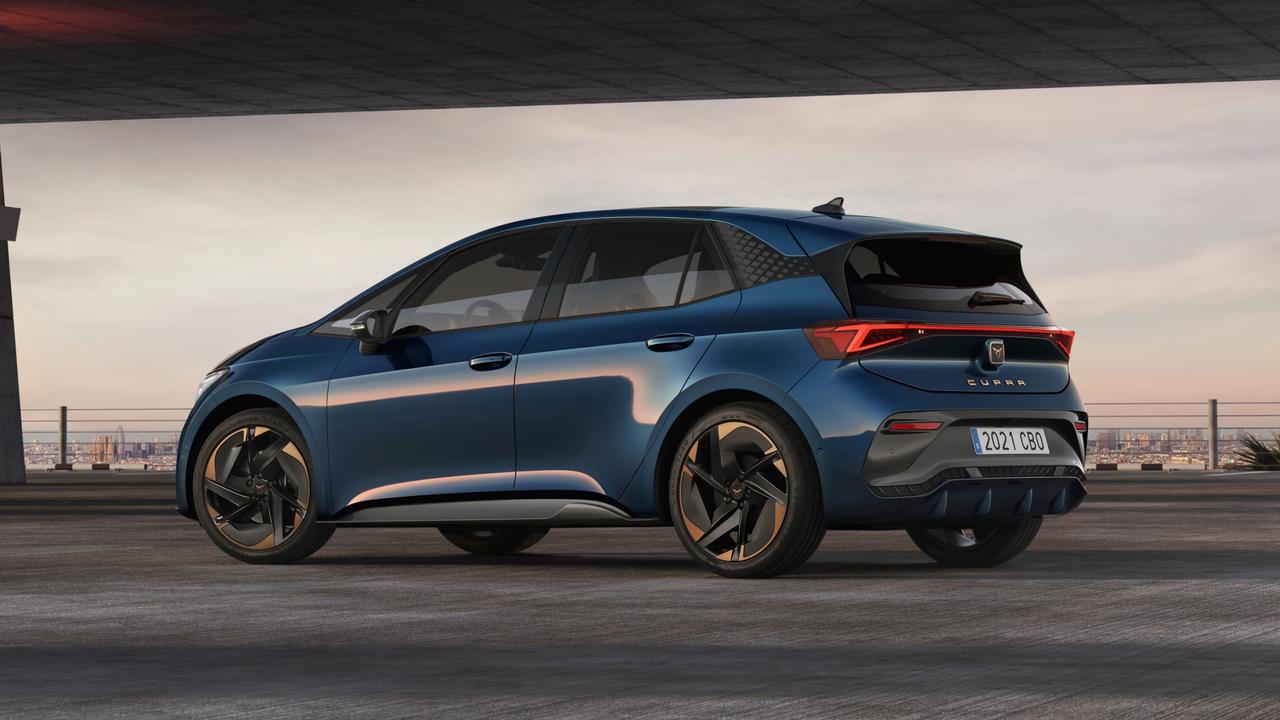 The Cupra Corn is based on the VW ID. 3 electric hatchback.