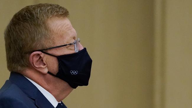 IOC Vice President John Coates attends a meeting between IOC President Thomas Bach and Tokyo Governor Yuriko Koike on July 15, 2021 in Tokyo, Japan. Photo Christopher Jue - Pool/Getty Images