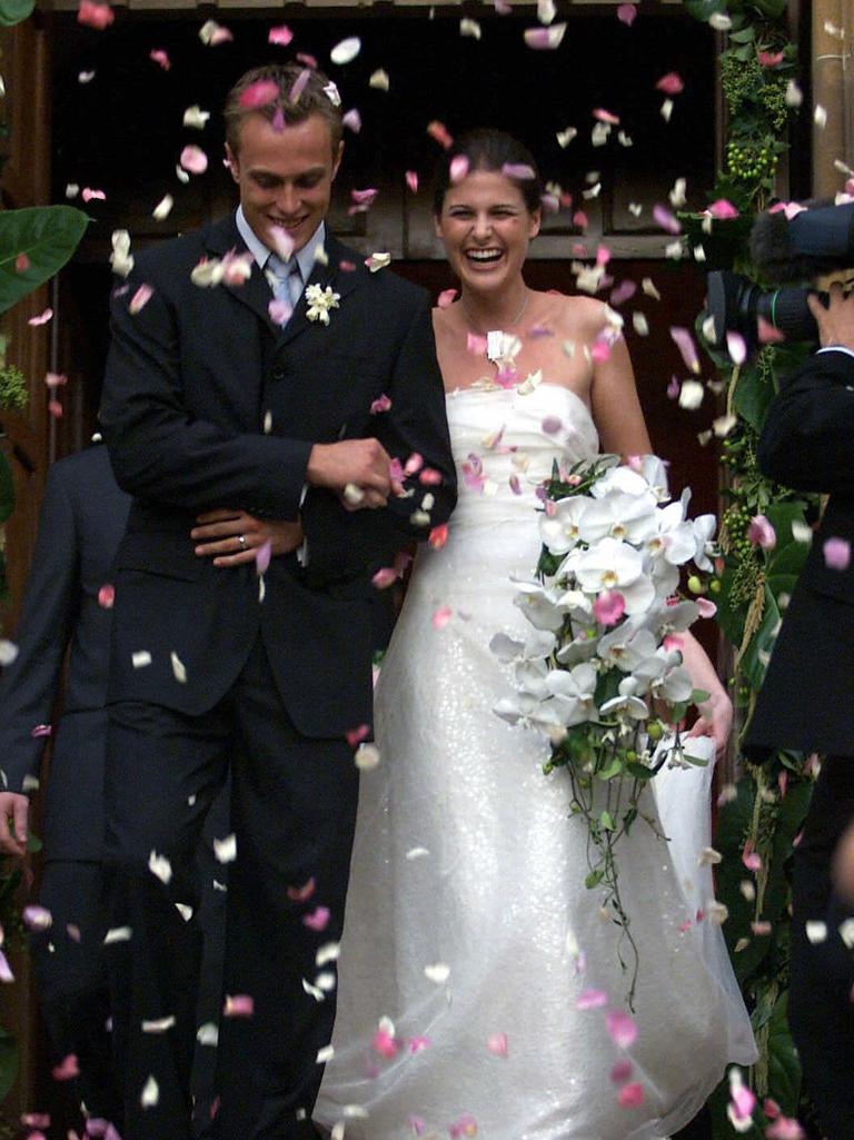 The Shirvington’s wed in 2001.