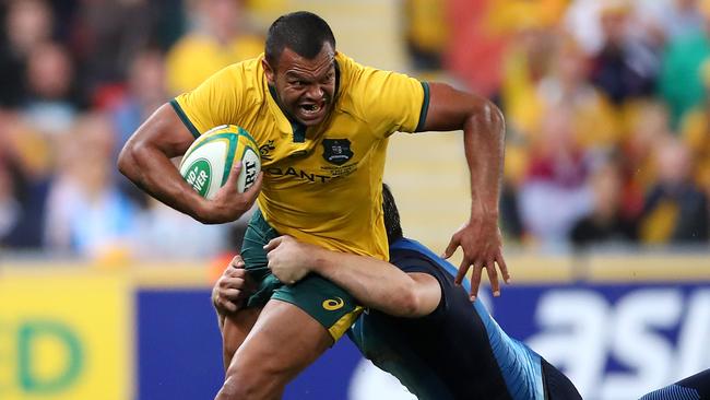 Kurtley Beale showed he is the Wallabies’ answer at fullback. Picture: Getty Images