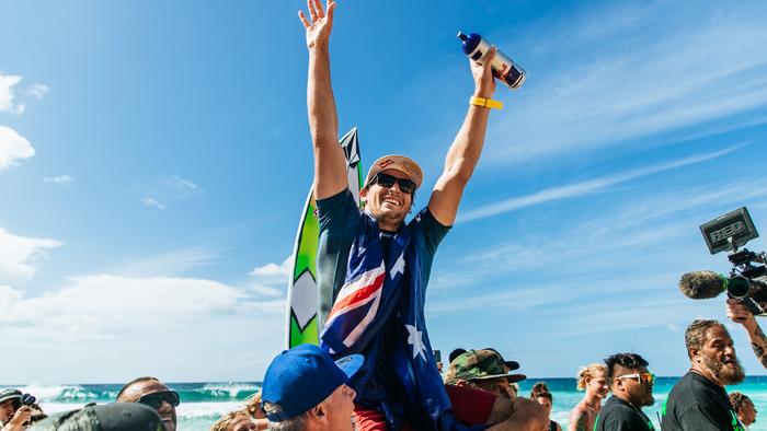 Mick Fanning's number 7 the top seller as World Surf League debuts new line  of pro jerseys for fans