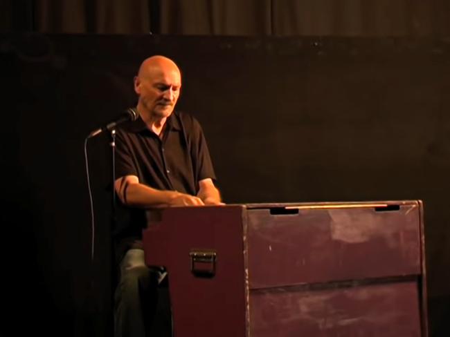 Mike Pinder playing the Mellotron at the documentary double feature for Mellodrama: The Mellotron Movie and On The Threshold of a Dream in Los Angeles, in 2010. Picture: YouTube