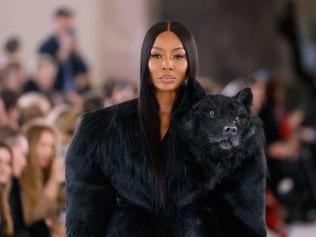 (EDITORIAL USE ONLY - For Non-Editorial use please seek approval from Fashion House) Naomi Campbell walks the runway during the Schiaparelli Haute Couture Spring Summer 2023 show as part of Paris Fashion Week on January 23, 2023 in Paris, France. (Photo by Estrop/Getty Images)