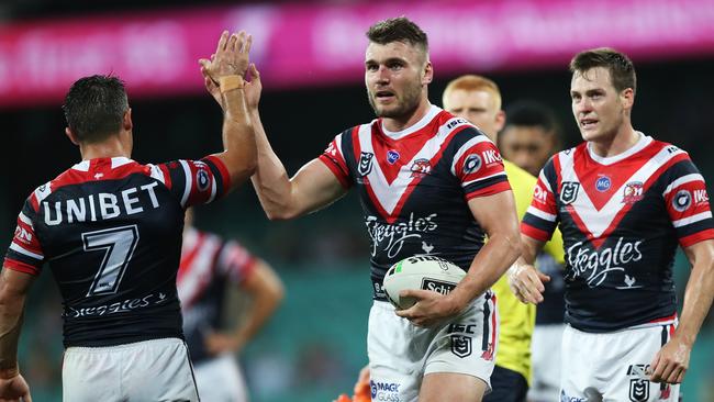 Boyd failed to impact an Angus Crichton try at the SCG. Picture. Phil Hillyard