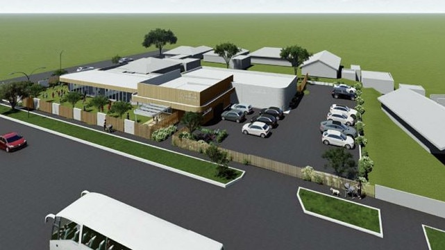 An artist’s impression of the proposed Woodlands childcare centre at 37-39 Pioneer Rd and 2 Westminster St, Grovedale.