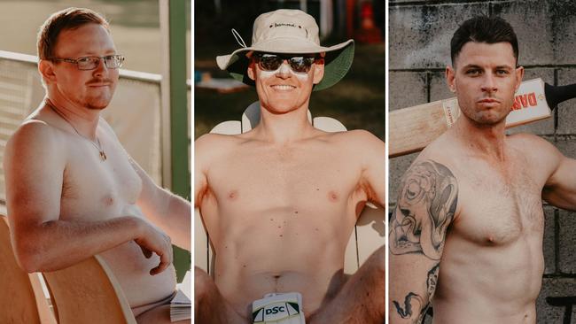 Cricketers bare all in cheeky calendar for good cause