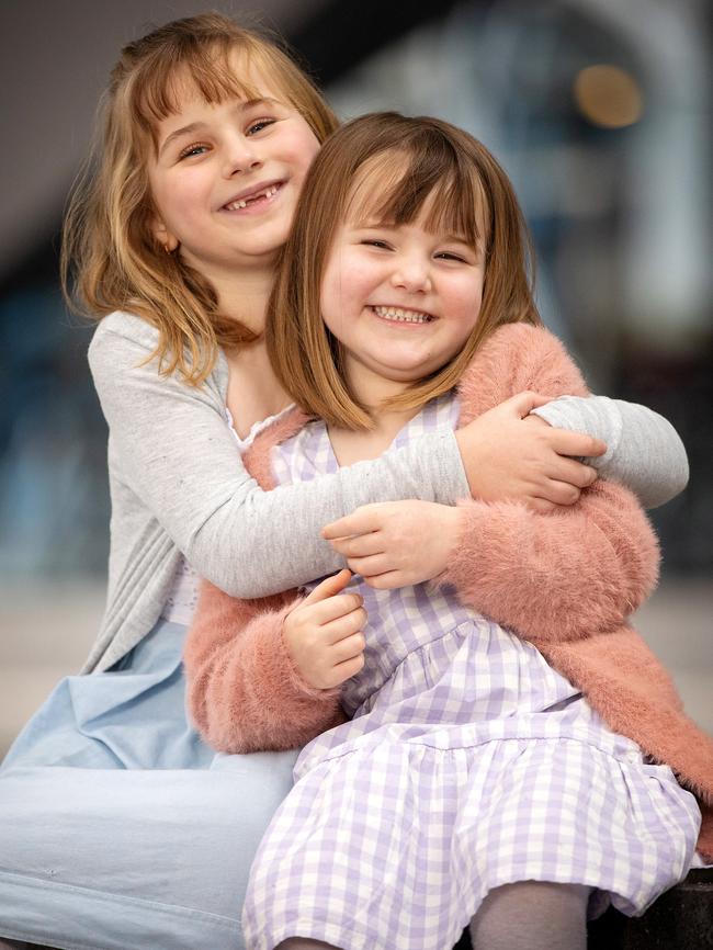 Emilie was “proud” to help her sister, and now wants to be a paramedic. Picture: Mark Stewart