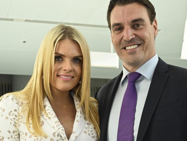 CANBERRA, AUSTRALIA - NewsWire Photos August 3, 2022: Erin molan and Todd Selby hosts a book launch for her dad Jim Molan at Parliament House Canberra. Picture: NCA NewsWire / Martin Ollman