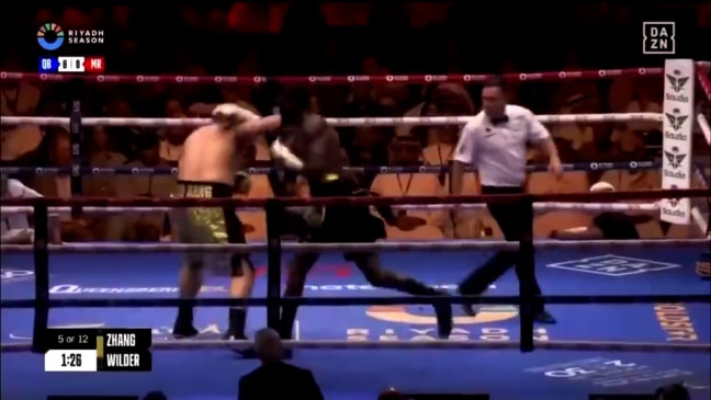 Deontay Wilder knocked out in sad ending