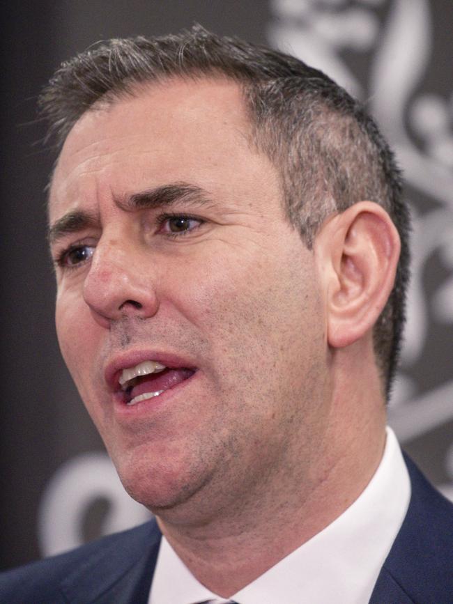 Treasurer Jim Chalmers. Picture: NewsWire/Glenn Campbell