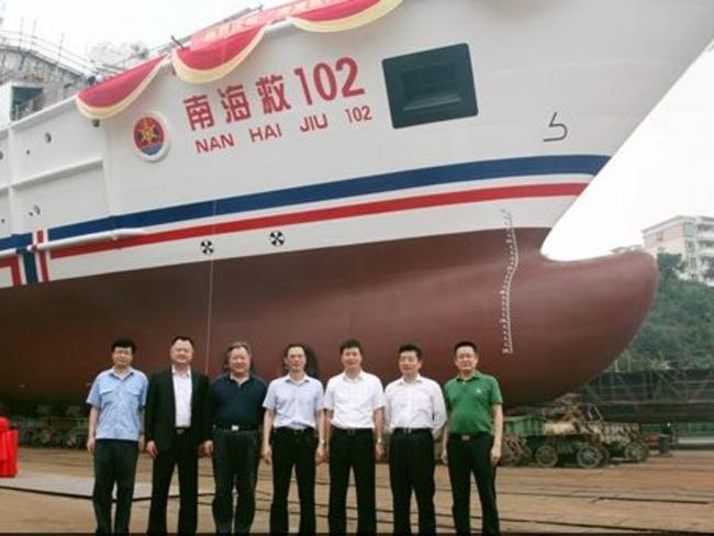 The newly-constructed Nan Hai Jui 102, pictured in November last year, will be the primary vessel used in the Chinese-led search for MH370 due to start next month