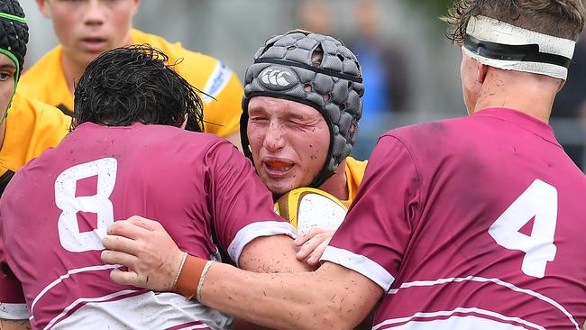 Padua player Daniel Healy in action for Padua in 2021.