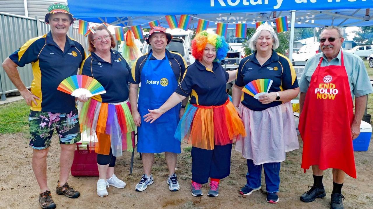 Rotary Club of Biloela at Pride Picnic in the Park in Biloela on June 4, 2022. Picture: Jen Gourley