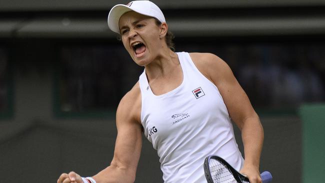 Ash Barty has advanced into the quarter-finals at Wimbledon but it's a scheduling issue that has tennis commentators suggesting she has an unfair advantage. Picture: AELTC/Florian Eisele - Pool/Getty Images