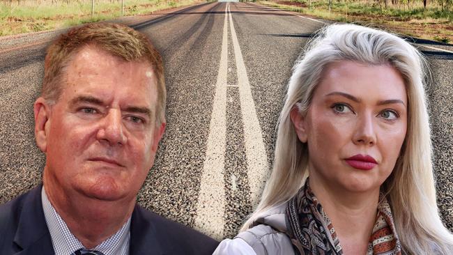 Labor’s Mark Furner and Jonty Bush are in fierce battle over a controversial road project.