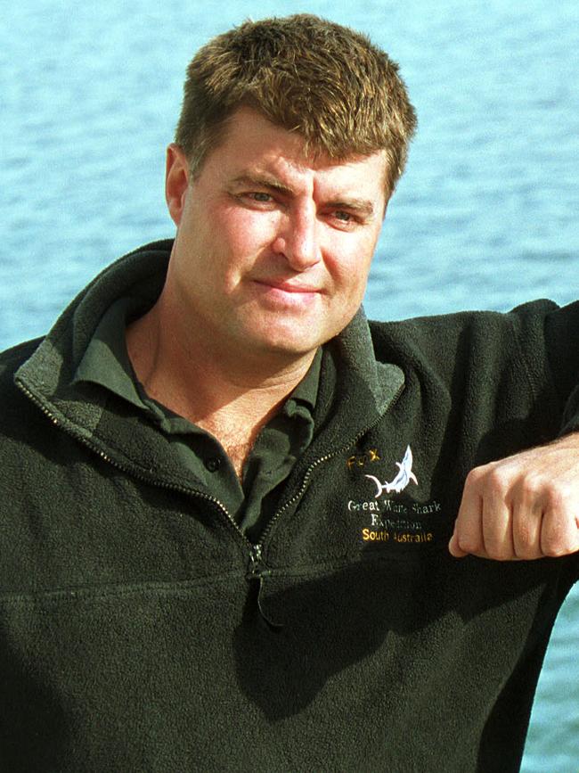 Shark expert Andrew Fox from the Fox Shark Research Foundation. Picture: Martin Neon