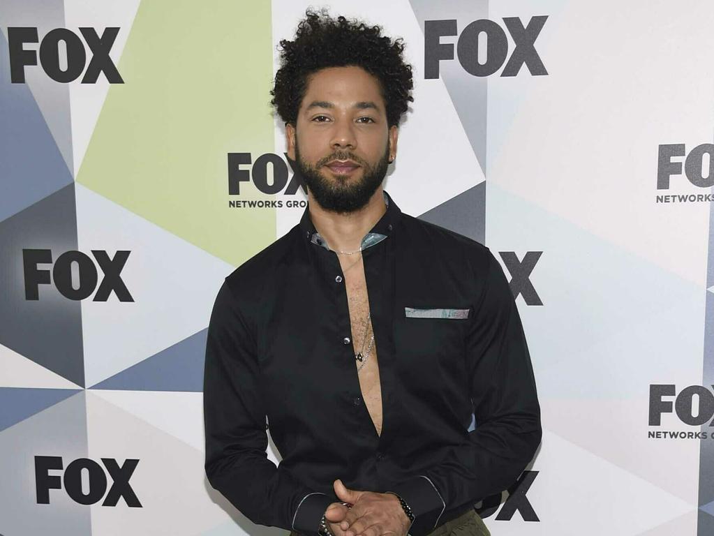 Jussie Smollett has given his first public statement after a homophobic attack on Monday. Picture: AP