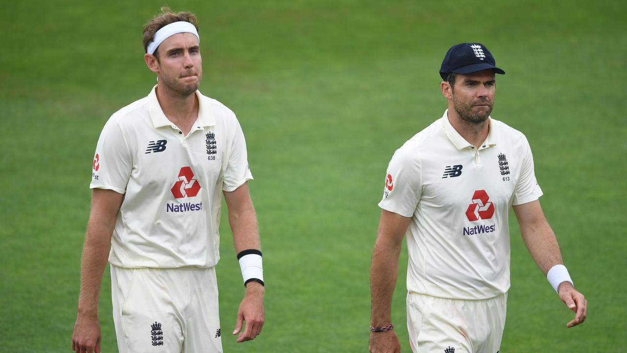 Stuart Broad and James Anderson.