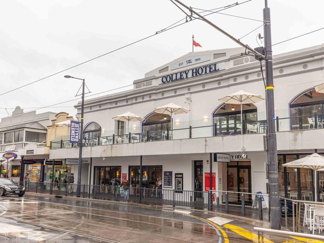 The Colley Hotel in Glenelg SA. Picture: Ben Clark