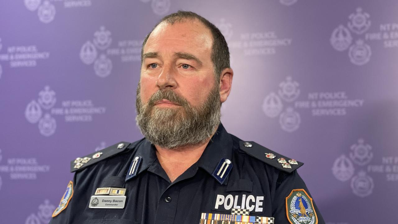 NT Police commander Danny Bacon. Picture: Annabel Bowles