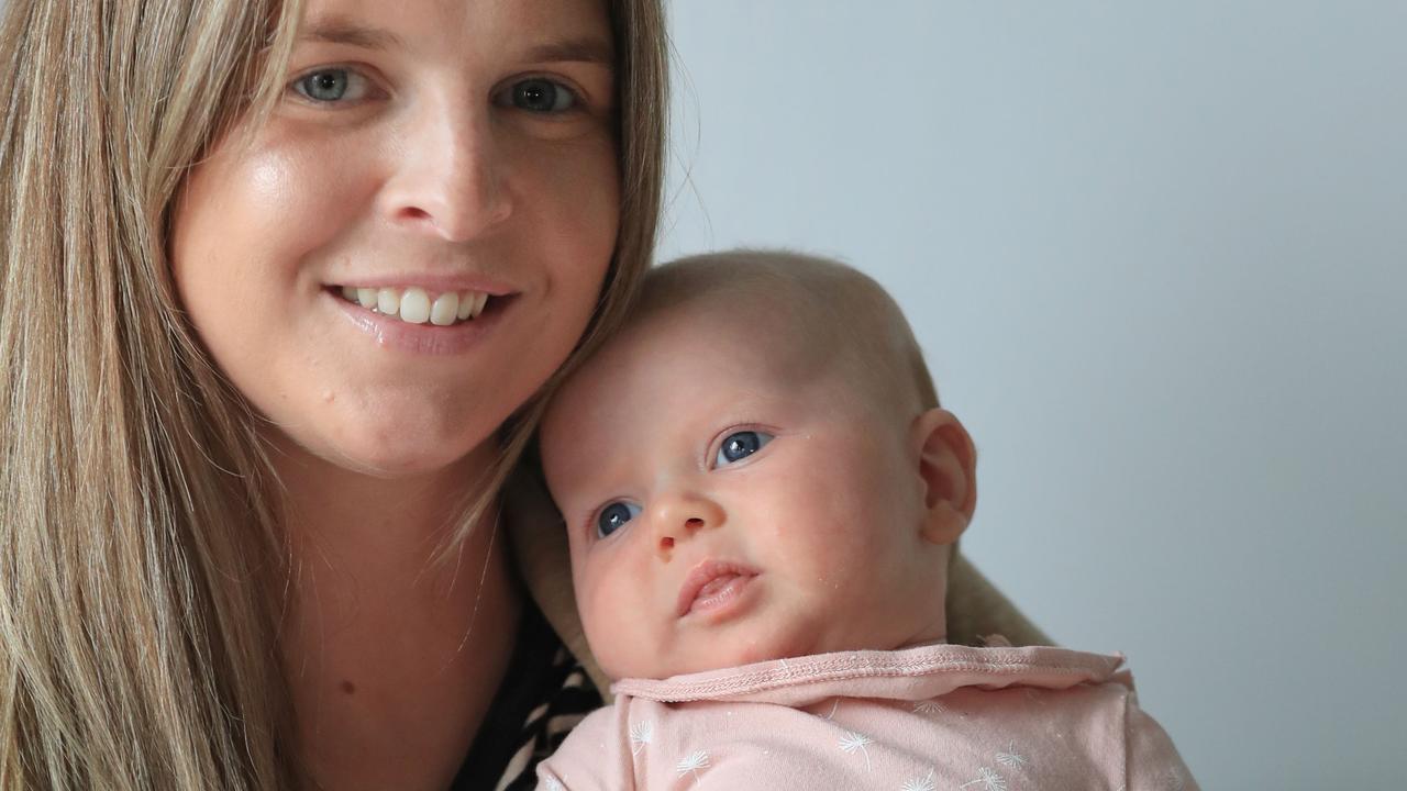 Elyse Hines with her daughter, Willow Bate. Willow was the most popular girls’ name in Geelong in 2022. Picture: Mark Wilson