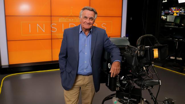 Insiders founding host Barrie Cassidy. After 22 years, the program is relocating from Melbourne to Canberra. Picture: Stuart McEvoy