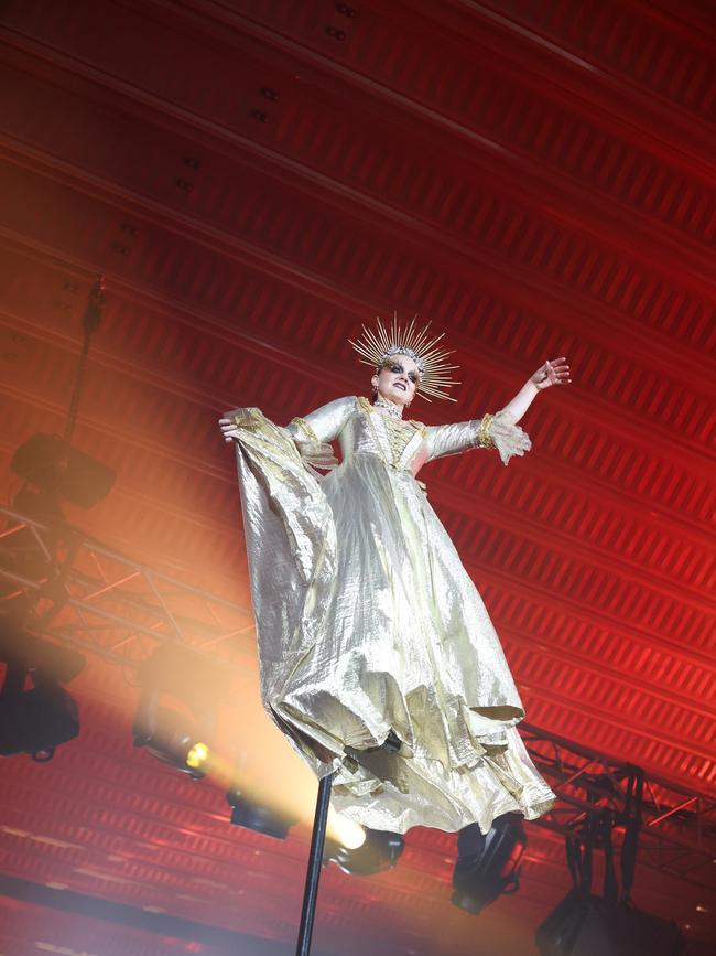A performer at the Gold Dinner. Picture: Joel Symonds.