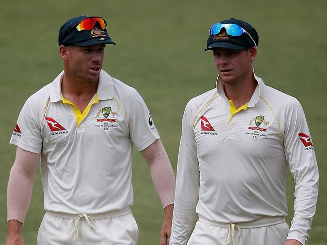 David Warner and Steve Smith are set to return next year. Picture: AFP