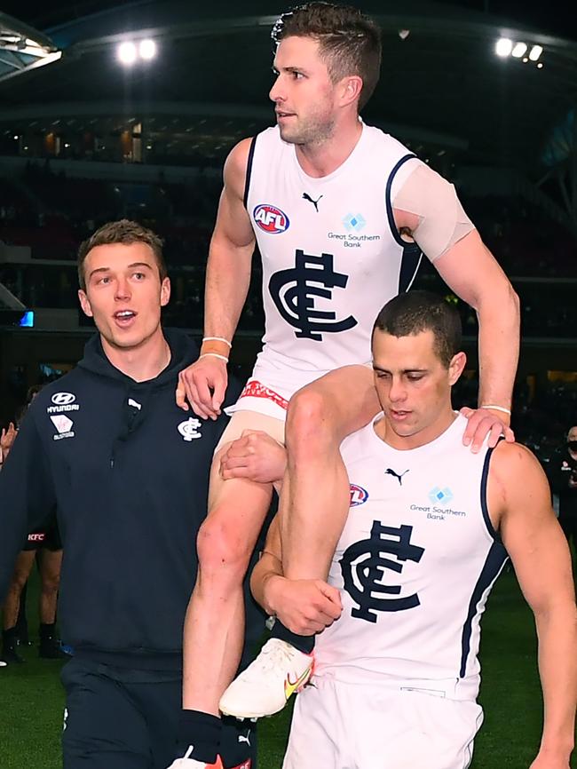 Marc Murphy has retired after 300 games for the Blues. Picture: Getty Images