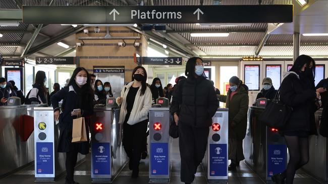 The gates at NSW train stations will be left open. Picture: NCA NewsWire / David Swift