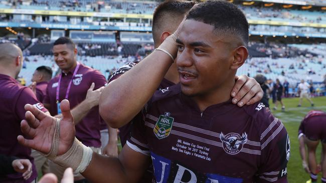 Manase Fainu will have to wait to make his Manly debut. (Brett Costello)