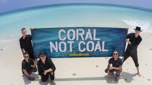 Midnight Oil advocated for environmental issues during their Great Circle world tour. Picture: Supplied