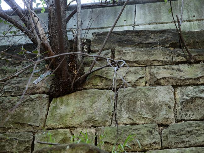 This wall on Kurraba Rd, Neutral Bay, requires urgent attention.