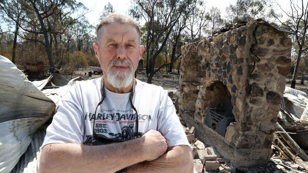 Mitch Kelly lost his house in the Tara fires. Picture: Liam Kidston