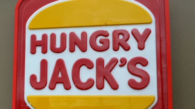 The man was refused entry from the Hungry Jack’s store after it closed early due to staff shortages.