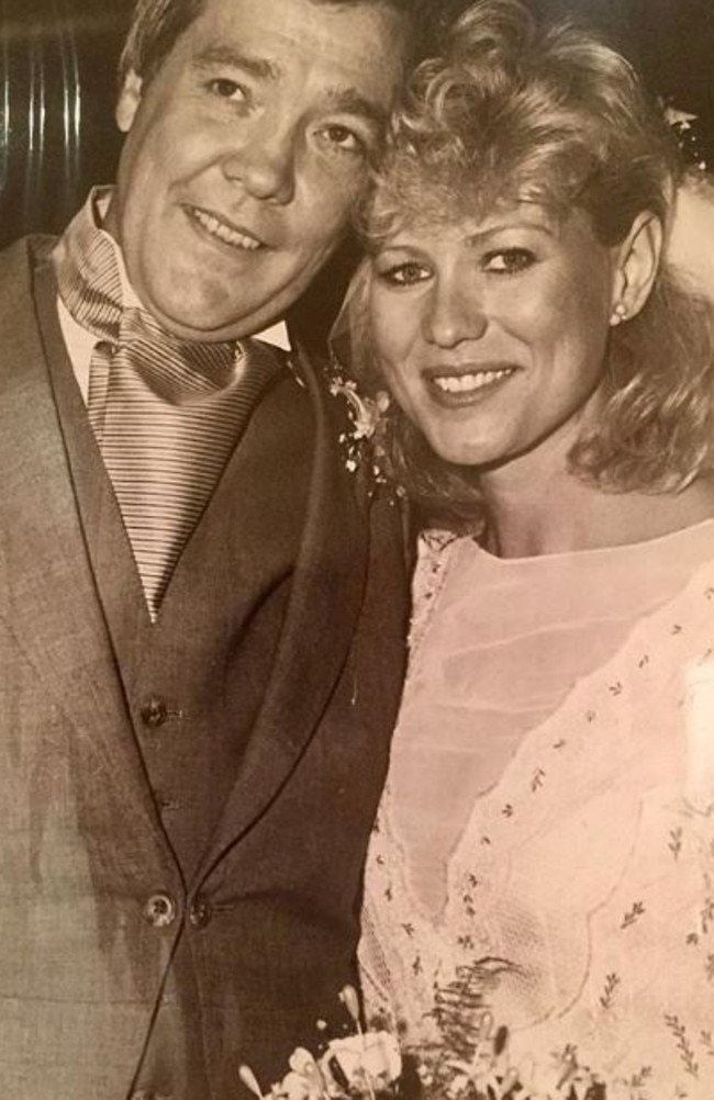 Kerri-Anne Kennerley and her late husband John.