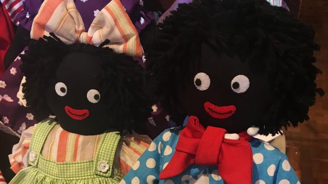 Golliwogs designed by Kate Finn, 80, for sale in Richmond. Picture: SIMON BEVILACQUA