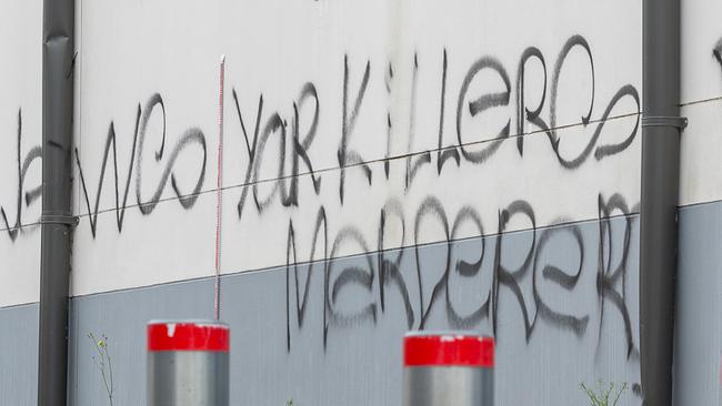 Police are investigating the anti-Semitic graffiti. Picture: NewsWire / Thomas Lisson