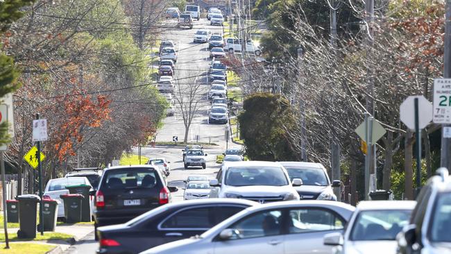 Residents say too many parked cars are making it harder to get around. Picture: Tim Carrafa