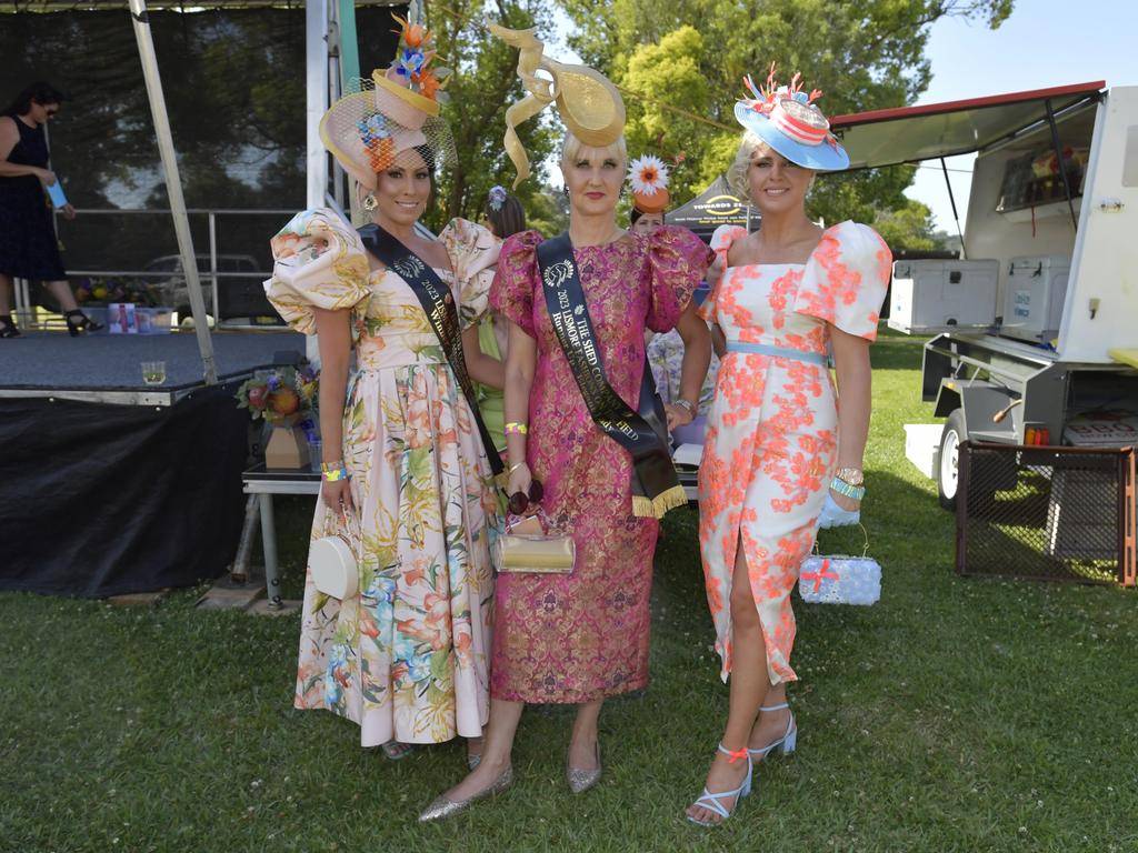 Best dressed ladies at the 2023 Lismore Cup; 1st Nadine Dimitrioski, 2nd Angela McCormick and 3rd Josie Murphy.