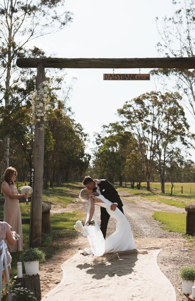 The wedding of Alissa Smith and Matt Ballin. Pictures: Daniel Neucom