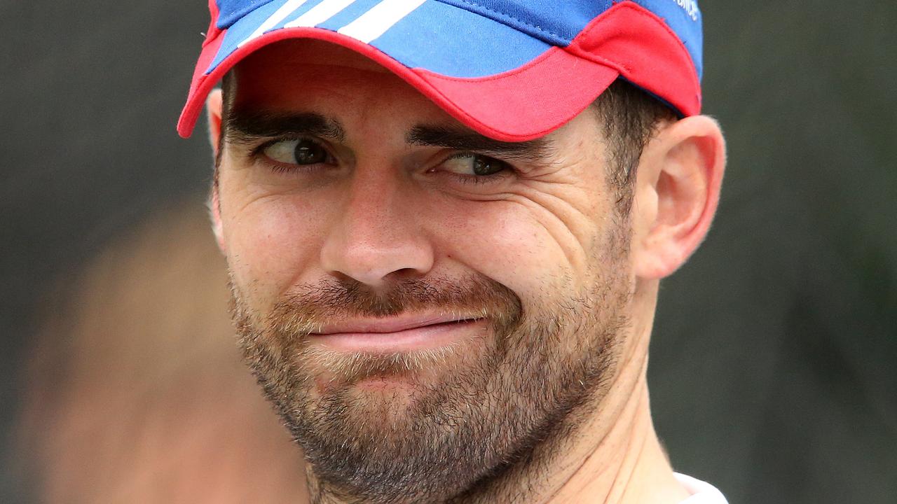 Like Graeme Swann, Jimmy Anderson let it all out in his new book. Picture: Wayne Ludbey