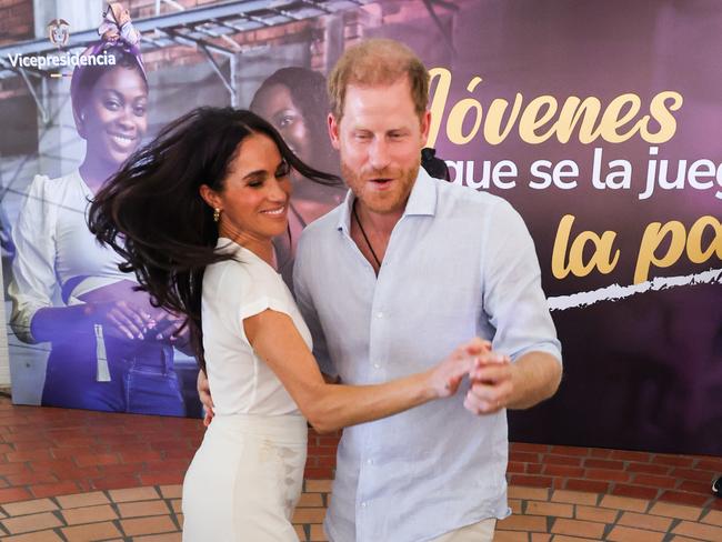 The couple, pictured here in Colombia in August, have only appeared together a handful of times in recent months. Picture: Getty Images