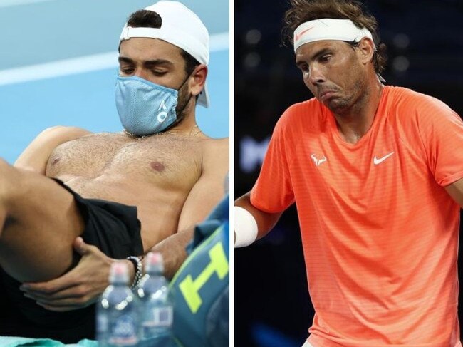 Rafael Nadal outed Matteo Berrettini.