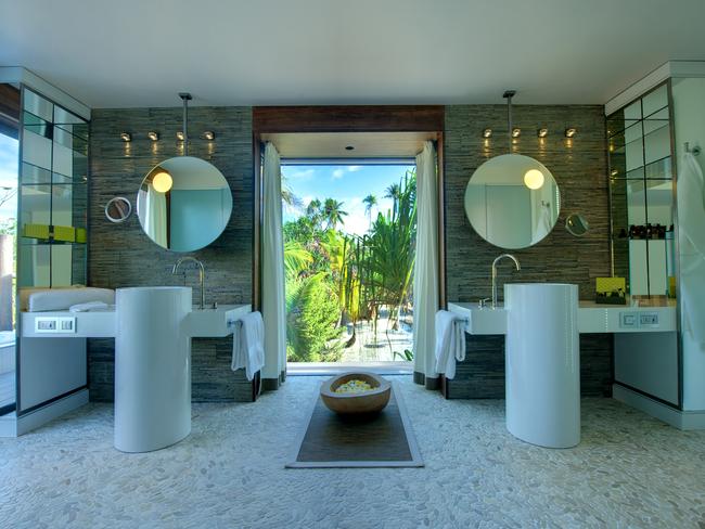 Even the villa bathroom is the height of luxury. Picture: Supplied