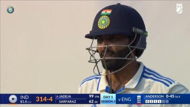 A Ravindra Jadeja brain snap sends Sarfaraz Khan back to the stands