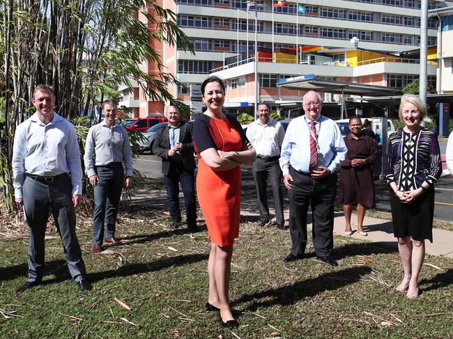 Queensland Premier Annastacia Palaszczuk announced $52.9 million in funding for the Cairns Hospital, which includes $1.5 for a business study into a tertiary training partnership with James Cook University. PICTURE: BRENDAN RADKE